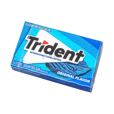 Մաստակ «Trident» անանուխ, առանց շաքար 14հատ