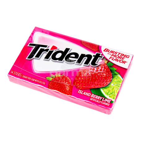 Մաստակ «Trident Island Berry Lime» 14 հատ