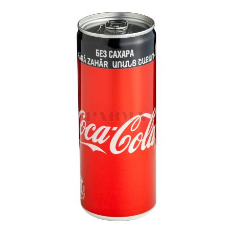 Освежающий напиток `Coca-Cola Zero` 250мл