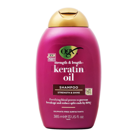 Շամպուն «ogx» կերատինի յուղ 385մլ