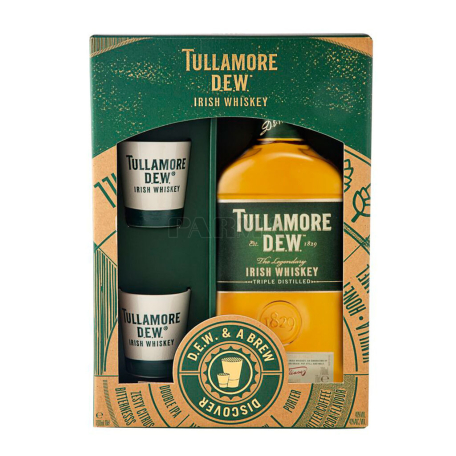 Վիսկի «Tullamore Dew Brew » + 2 բաժակ 750մլ