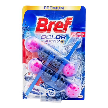 Urinal deodorizer blocks "Bref" flower 100g