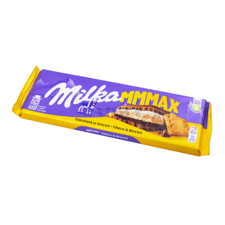 Շոկոլադե սալիկ «Milka Max» թխվածքաբլիթ 300գ