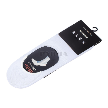 Socks "Alex Invisible 41-42" white