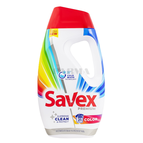 Գել լվացքի «Savex Premium» գունավոր 945մլ