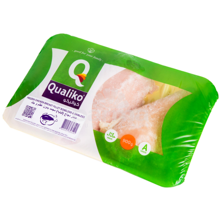 Куриная грудка `Qualiko` замороженная 900г