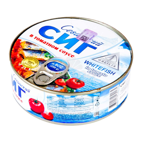 Canned whitefish 