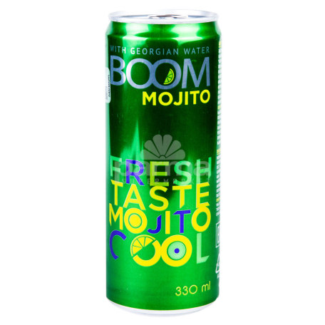 Refreshing drink `Boom Mojito` 330ml