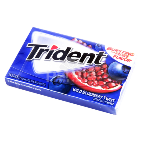Մաստակ «Trident» նուռ, հապալաս 14 հատ