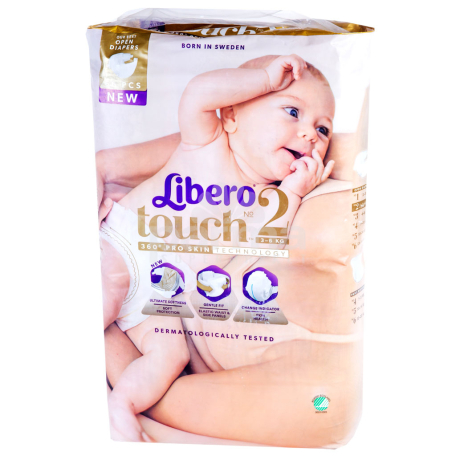 Подгузники `Libero Touch` №2 3-6 кг