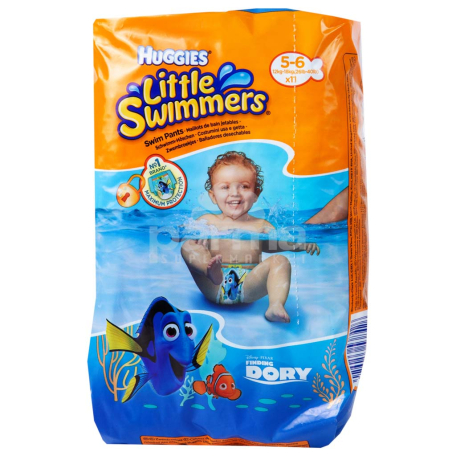Подгузники `Huggies Little Swimmers` 12-18кг