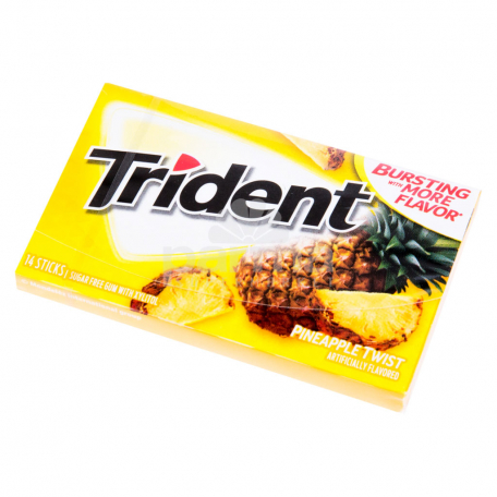 Chewing gum "Trident" pineapple 14pcs.