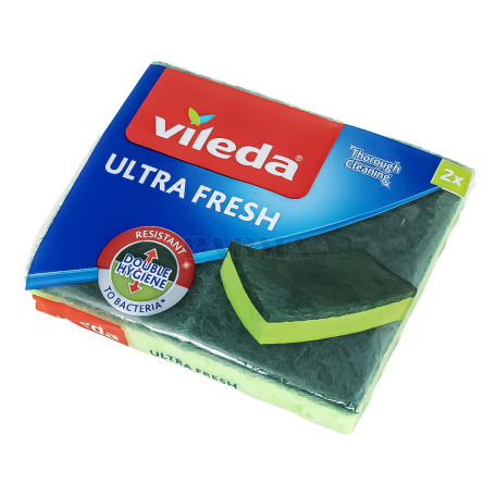 Sponge "Vileda Ultra Fresh" for dishes 2pcs