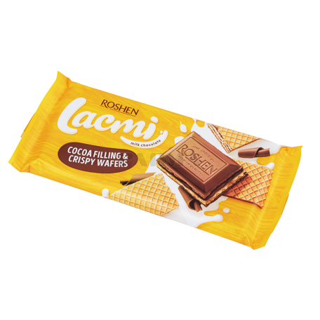 Շոկոլադե սալիկ «Roshen Lacmi» կաթնային շոկոլադ, վաֆլի 90գ