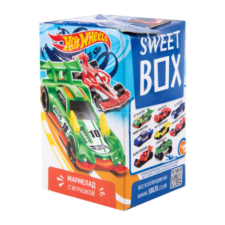 Կոնֆետ-խաղալիք «Sweet Box Hot Wheels» 10գ