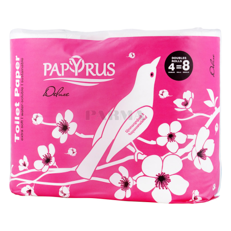 Զուգարանի թուղթ «Papyrus Deluxe» եռաշերտ 4հատ