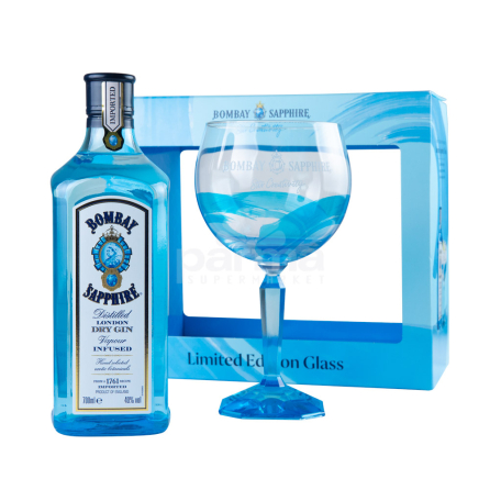 Джин `Bombay Sapphire` + стакан 700мл