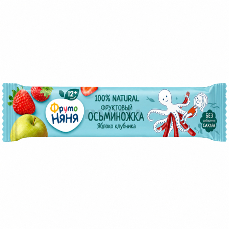 Фруктовые кусочки "Фруто Няня" яблоко, клубника 16г