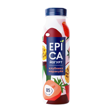 Յոգուրտ ըմպելի «Epica» ելակ, մարակույա 2.5% 260գ