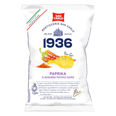 Chips "San Carlo la Vita è Buona" paprika 150g