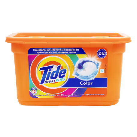 Հաբ-գել լվացքի «Tide Color» 12հատ 297.6գ