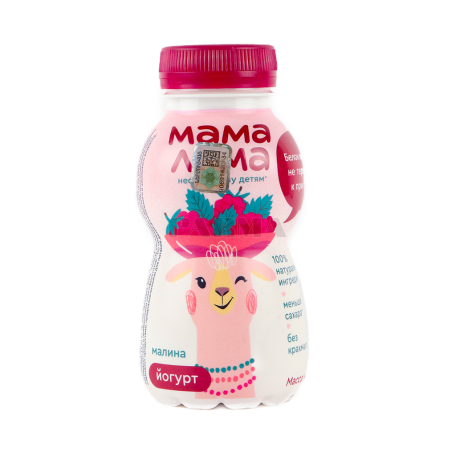 Йогурт питьевой `Epica Мама Лама` малина 2.5% 200г