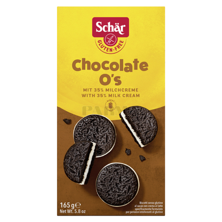 Թխվածքաբլիթ «Schar Chocolate O`s» առանց գլյուտեն 165գ