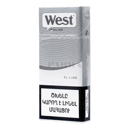 Ծխախոտ «West P&S Silver Slims»