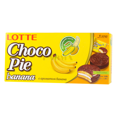 Թխվածքաբլիթ «Choco-Pie» բանան 168գ