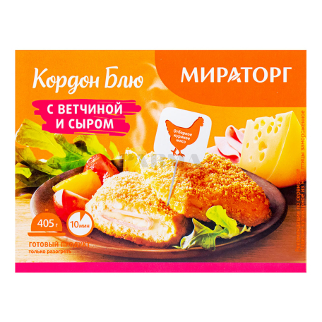 Կորդոն բլյու «Мираторг» խոզապուխտ, պանիր 405գ