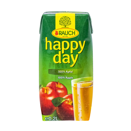 Հյութ բնական «Happy Day» խնձոր 200մլ