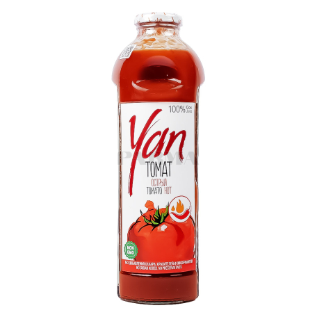 Сок натуральный "Yan" острый томат 930мл