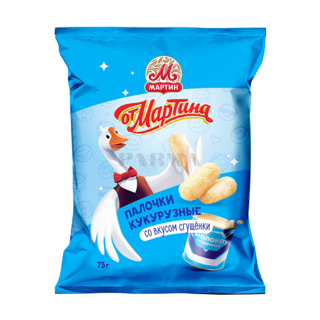 Եգիպտացորենի ձողիկներ «Օտ Մարտինա» խտացրած կաթ 75գ