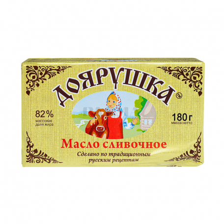 Масло `Доярушка` 82% 180г