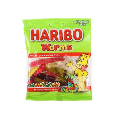 Դոնդողանման կոնֆետներ «Haribo Worms» 80գ