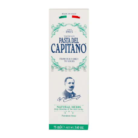 Ատամի մածուկ «Pasta del Capitano» բնական խոտաբույսեր 75մլ