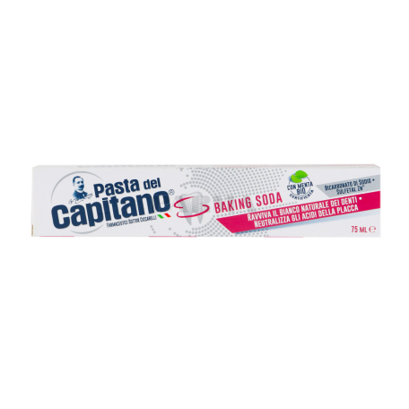 Зубная паста `Pasta del Capitano` пищевая сода 75мл
