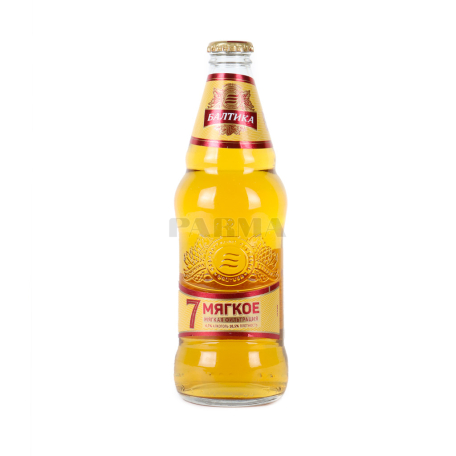 Пиво `Балтика Мягкое N7` светлое 440мл