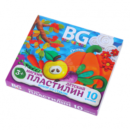 Պլաստիլին «BG» 10 գույն