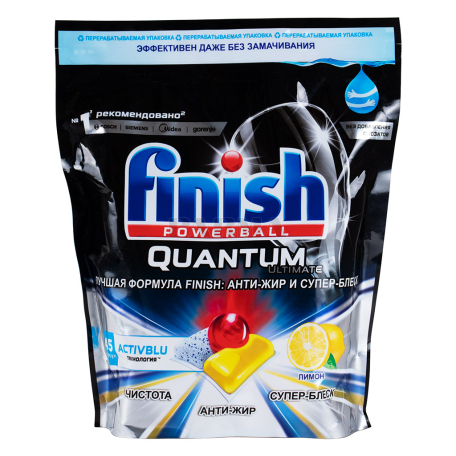 Таблетки для посудомоечной машины `Finish Powerball Quantum Ultimate` 562․5г