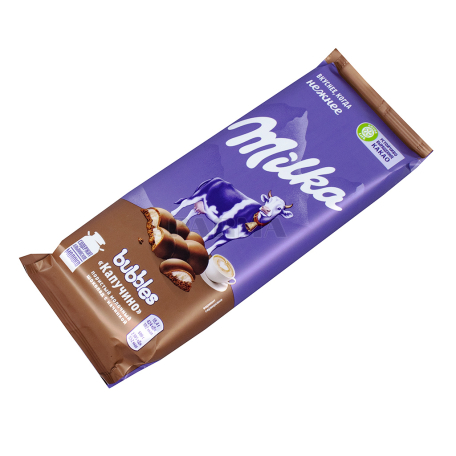 Шоколадная плитка `Milka Bubbles` 97г
