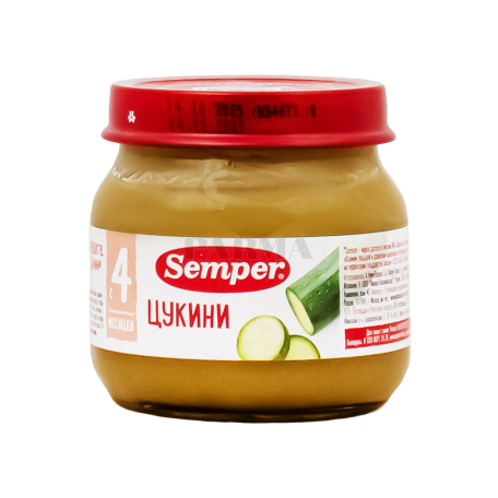 Puree "Semper" zucchini 80g