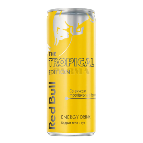 Энергетический напиток `Red Bull` тропические фрукты 250мл