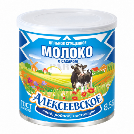 Խտացրած կաթ «Алексеевское» 8.5% 360գ