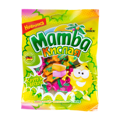 Конфеты `Mamba` кислые 70г