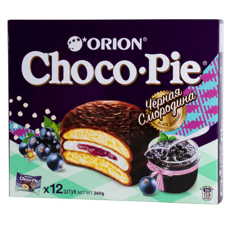 Печенье `Choco-Pie` черная смородина 360г