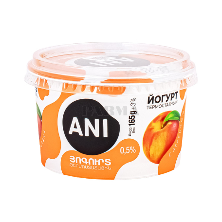Յոգուրտ թերմոստատային «Անի» դեղձ 0.5% 165գ