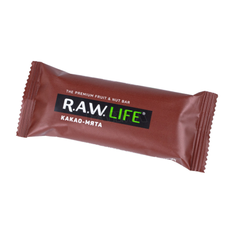 Батончик `R.A.W. Life` какао, мята 47г
