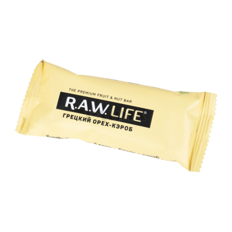 Батончик `R.A.W. Life` орехи, кэроб 47г