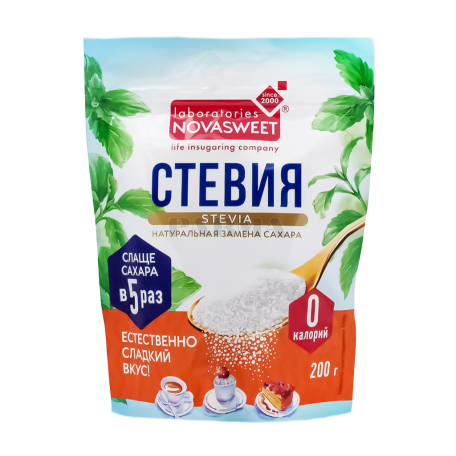 Сахарозаменитель "Novasweet" стевия 200г